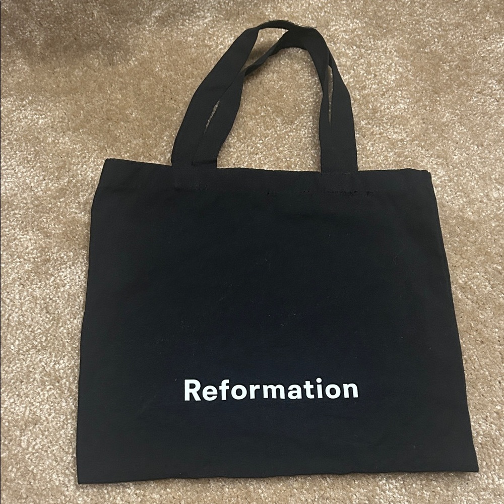 Reformation Black Tote Bag